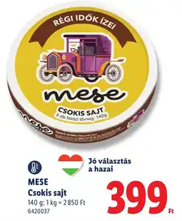 Lidl Mese Csokis sajt ajánlat