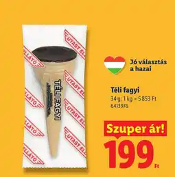 Lidl Téli fagyi ajánlat