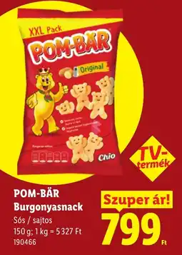 Lidl Pom-bar burgonyasnack ajánlat