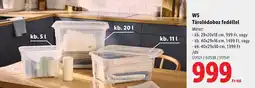 Lidl W5 tárolódoboz fedéllel ajánlat