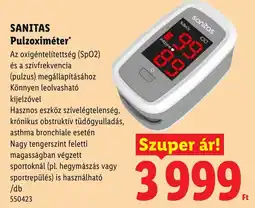 Lidl Sanitas pulzoximéter ajánlat