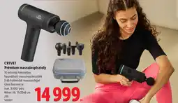 Lidl Crivit premium masszázspsiztoly ajánlat