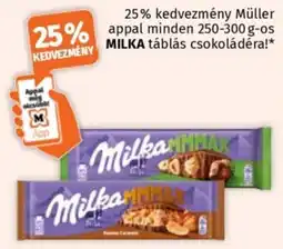 Müller Milka táblás csokoládé ajánlat
