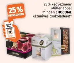 Müller Chocome kézműves csokoládé ajánlat