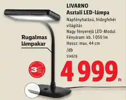 Lidl Livarino asztali led-lampa ajánlat