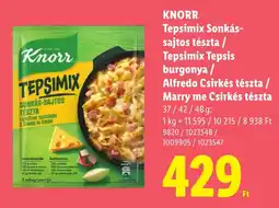 Lidl Knorr tepsimix ajánlat