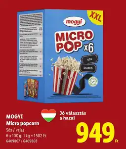 Lidl Mogyi micro popcorn ajánlat