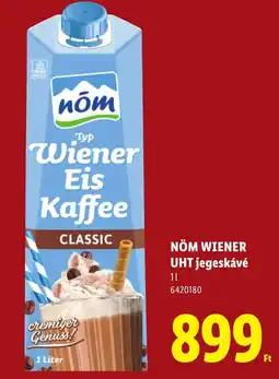 Lidl Nöm wiener uht jegeskávé ajánlat