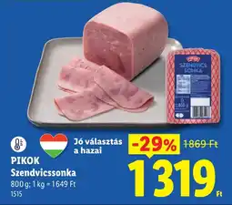 Lidl Pikok szendvicssonka ajánlat