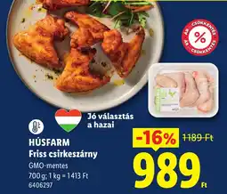 Lidl Húsfarm friss csirkeszárny ajánlat
