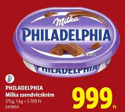 Lidl philadelphia milka szendvicskrém ajánlat