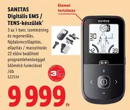 Lidl Sanitas digitális ems tens-készülék ajánlat