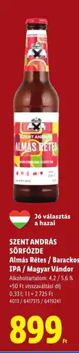 Lidl Szent András Almás Rétés ajánlat