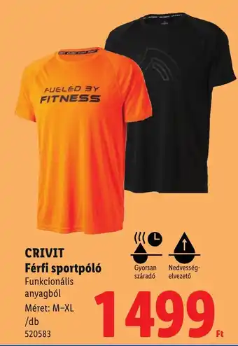 Crivit férfi sportpóló