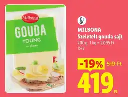 Lidl Milbona gouda sajt ajánlat