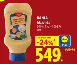 Lidl Kania majonéz ajánlat
