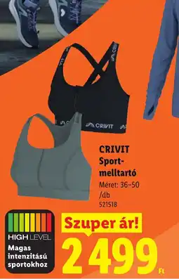 Lidl Crivit sport-melltartó ajánlat