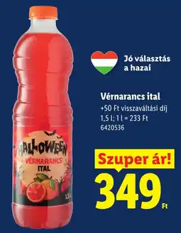 Lidl Vérnarancs ital ajánlat