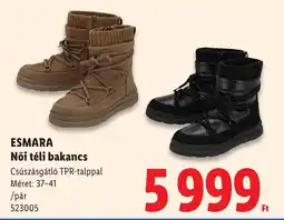 Lidl Esmara női téli bakancs ajánlat