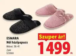 Lidl Esmara női házipapucs ajánlat