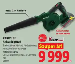 Lidl Parkside akkus légfúvó ajánlat
