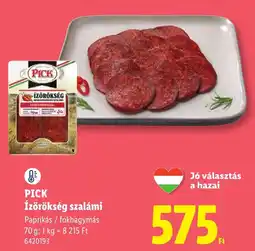 Lidl Pick ízörökség szalámi ajánlat