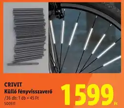 Lidl Crivit küllő fényvisszaverő ajánlat