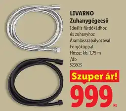 Lidl Livarno zuhanygégecső ajánlat