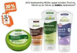 Müller Kamill kézkrém ajánlat