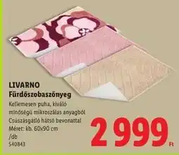 Lidl Livarno Fürdőszobaszőnyeg ajánlat
