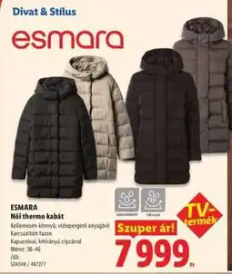 Lidl ESMARA ajánlat
