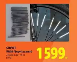 Lidl CRIVIT ajánlat