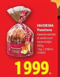 Lidl FAVORINA Panettone ajánlat