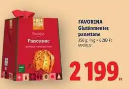Lidl Favorina Gluténmentes panettone ajánlat