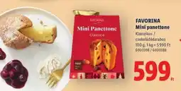 Lidl FAVORINA Mini panettone ajánlat