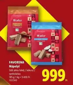Lidl FAVORINA Nápoly ajánlat