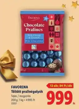 Lidl Favorina ajánlat