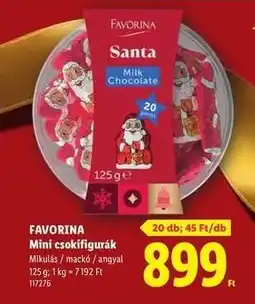 Lidl FAVORINA Mini csokifigurák ajánlat