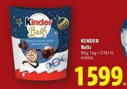 Lidl KINDER Balls ajánlat