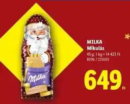 Lidl Milka Mikulás ajánlat