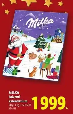 Lidl MILKA ajánlat