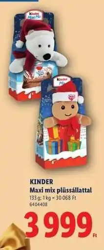 Lidl Kinder ajánlat
