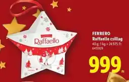 Lidl FERRERO Raffaello csillag ajánlat