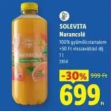 Lidl SOLEVITA Narancslé ajánlat
