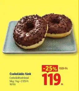 Lidl Csokoládés fánk ajánlat