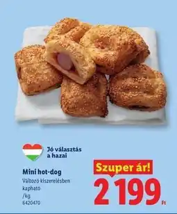 Lidl Mini hot-dog ajánlat