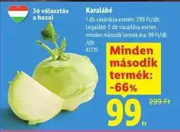 Lidl Karalábé ajánlat