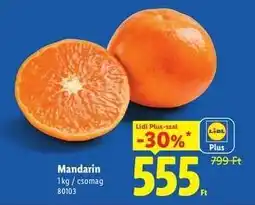 Lidl Mandarin ajánlat