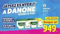 Lidl Danone Activia ajánlat