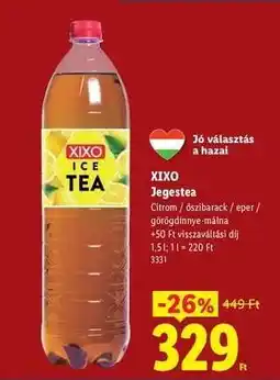 Lidl XIXO Jegestea ajánlat